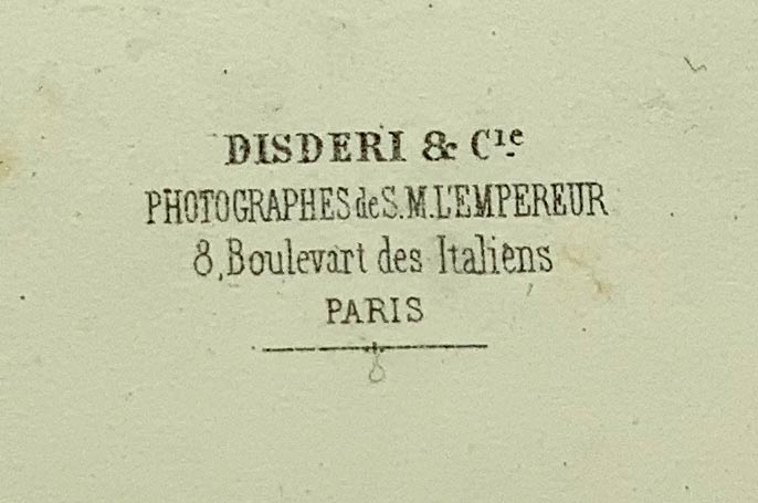 James Bruce, 8th Earl of Elgin carte de visite photograph by Disderi of Paris 1860's